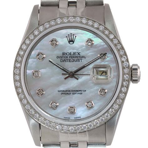 diamond bezel rolex datejust|rolex datejust diamond bezel price.